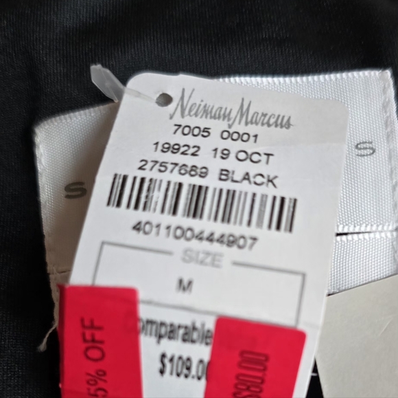 NWT Jet Black Luxe One Sleeve Shoulder Top Size US Medium AUS10 - Picture 9 of 12